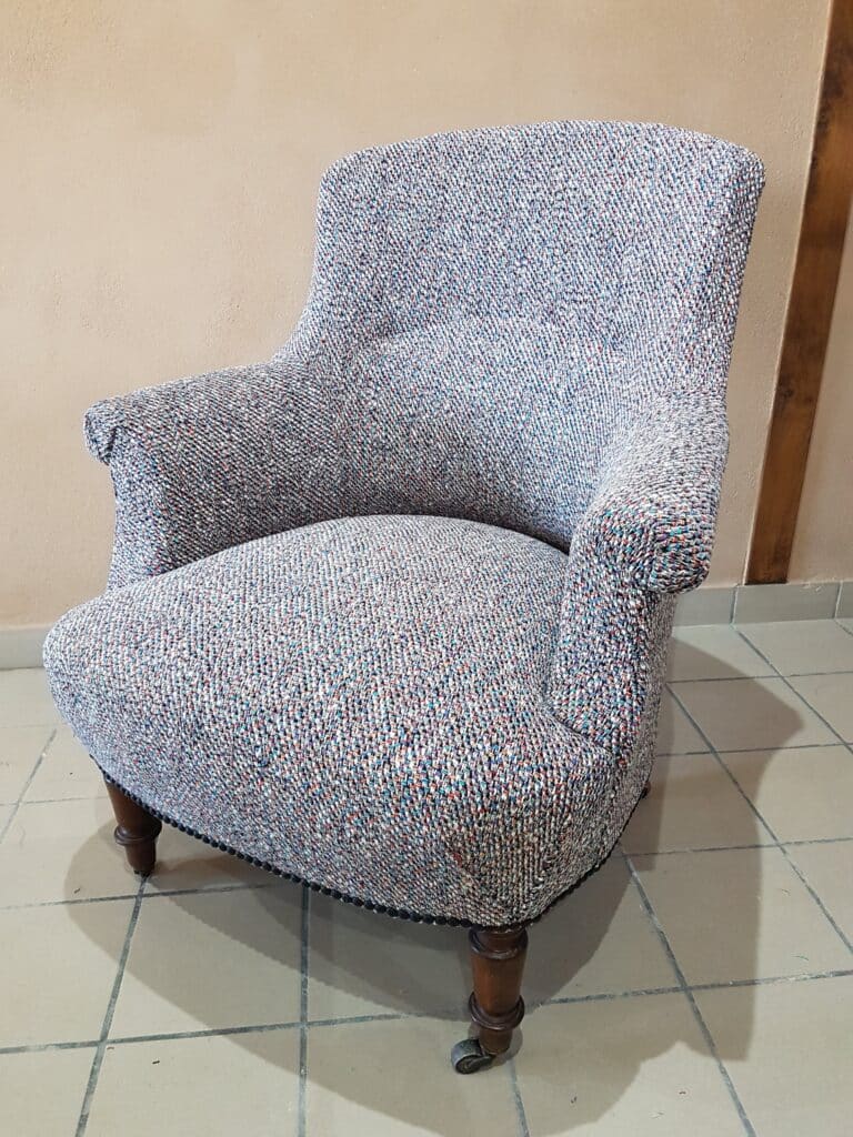 Fauteuil Marie Antoinette Second Empire min scaled
